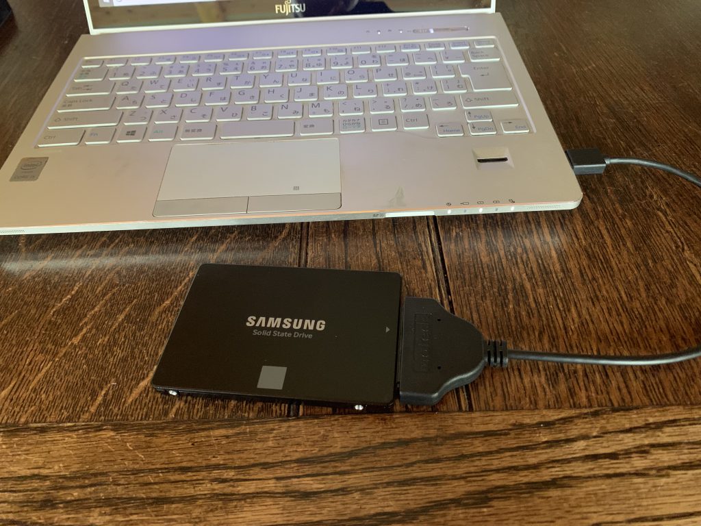 SATA-USB 3.0 変換アダプタケーブル