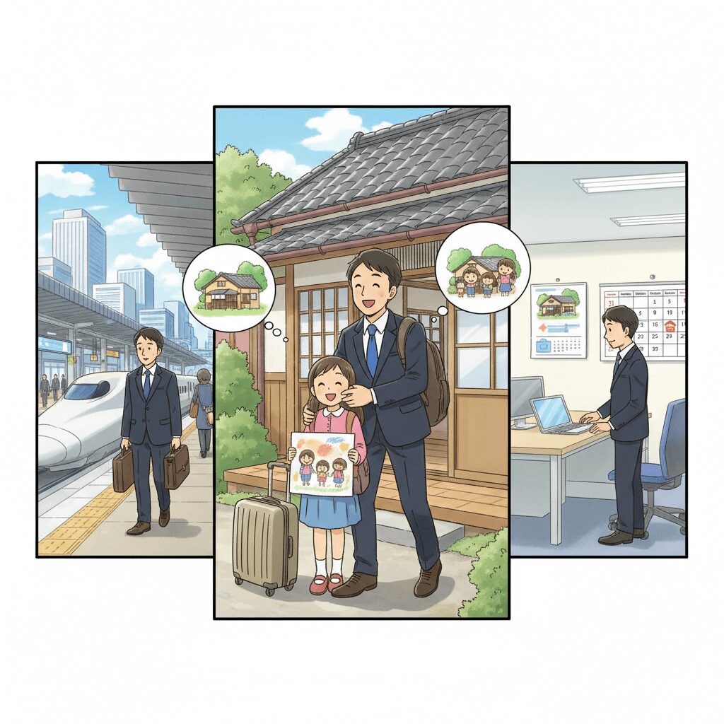 単身赴任の方へ！出張ついでに自宅へ帰る旅費、税金はかかるの？