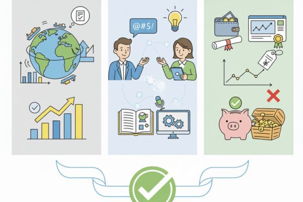 貿易業を営む法人が、社員の外国語研修の費用を会社で負担する場合について