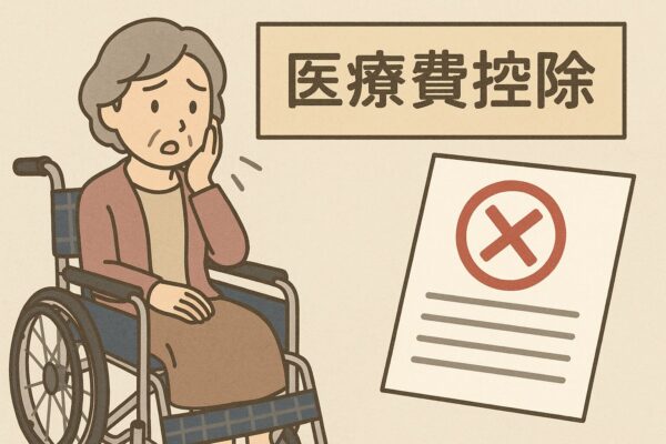 身体が不自由になったための車椅子購入費は医療費控除対象外