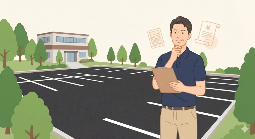 アスファルト舗装の税務処理