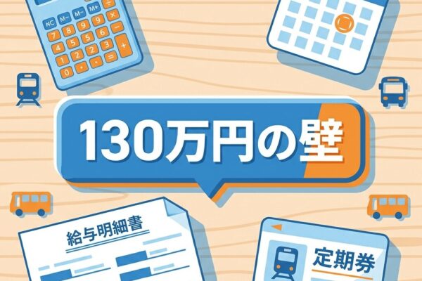 社会保険の扶養に入れるかどうか（130万円基準）を判定するとき、通勤手当（交通費）は入るの？