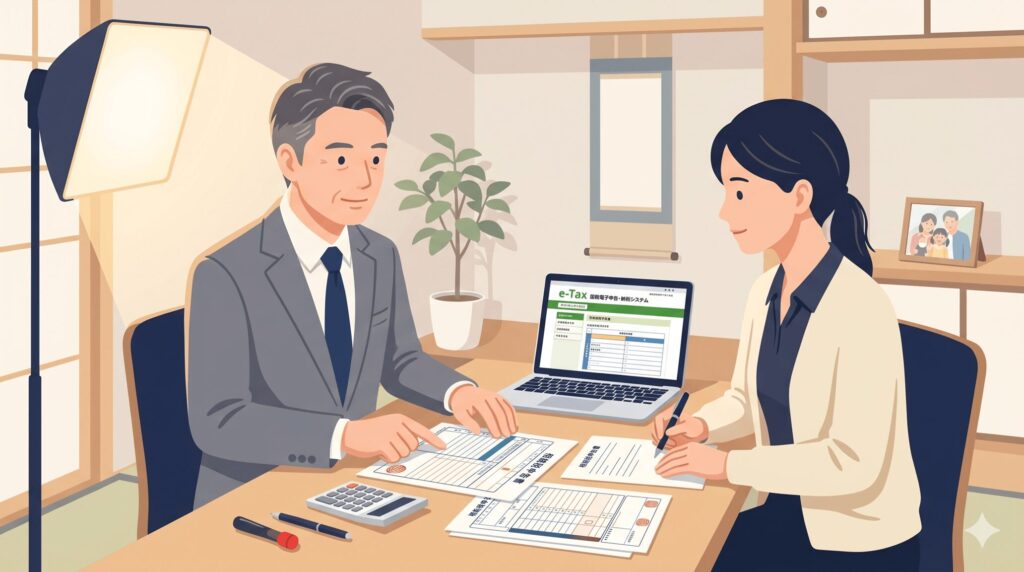 準確定申告をe-Taxで提出するときの必要書類まとめ｜確認書・委任状・PDF添付の注意点まで解説
