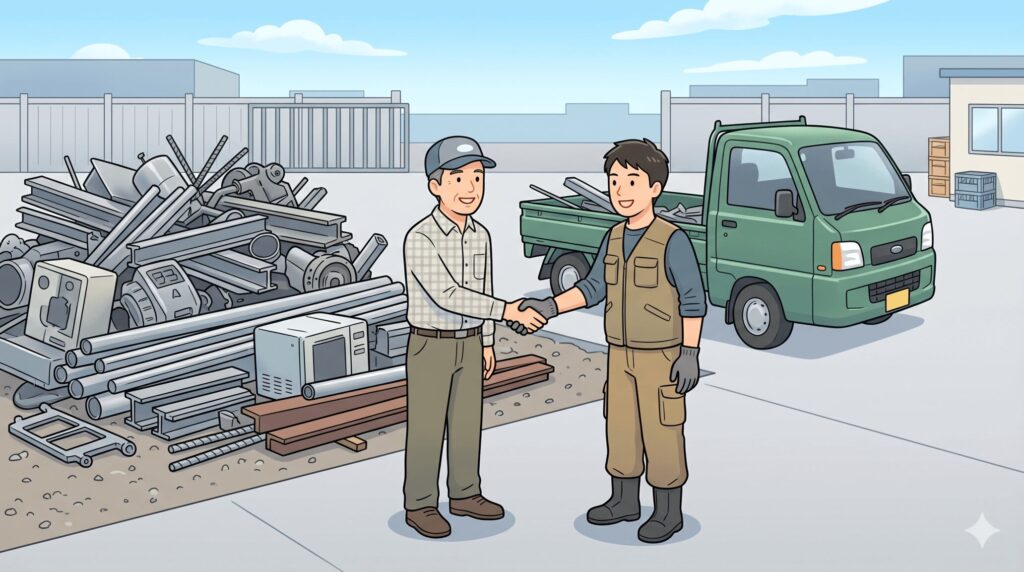 製造業が鉄くずを売却した場合、簡易課税の事業区分はどうなる？
