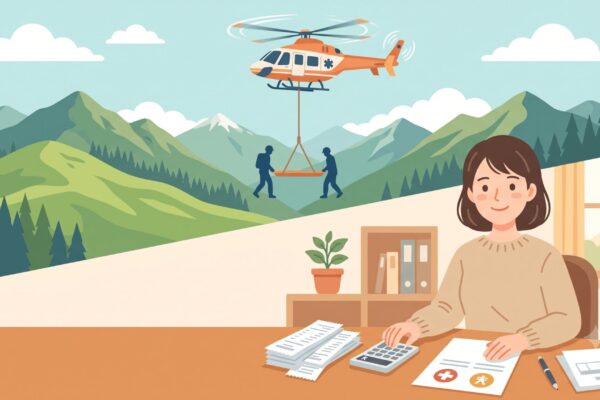 登山中に事故にあって救助・搬送された場合、その費用は「医療費控除」の対象になる？
