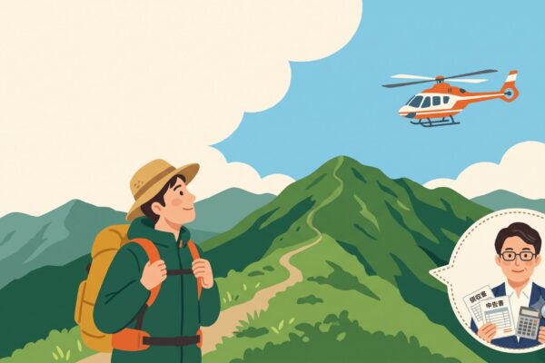 夏山で緊急搬送されたヘリコプター代は医療費控除の対象になる？判断基準と申告前に確認すること