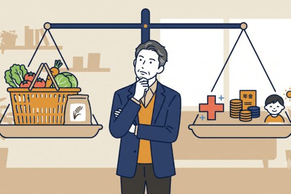 「消費税は下げても、負担は消えない」—食料品減税のニュースから考える、日本の将来設計