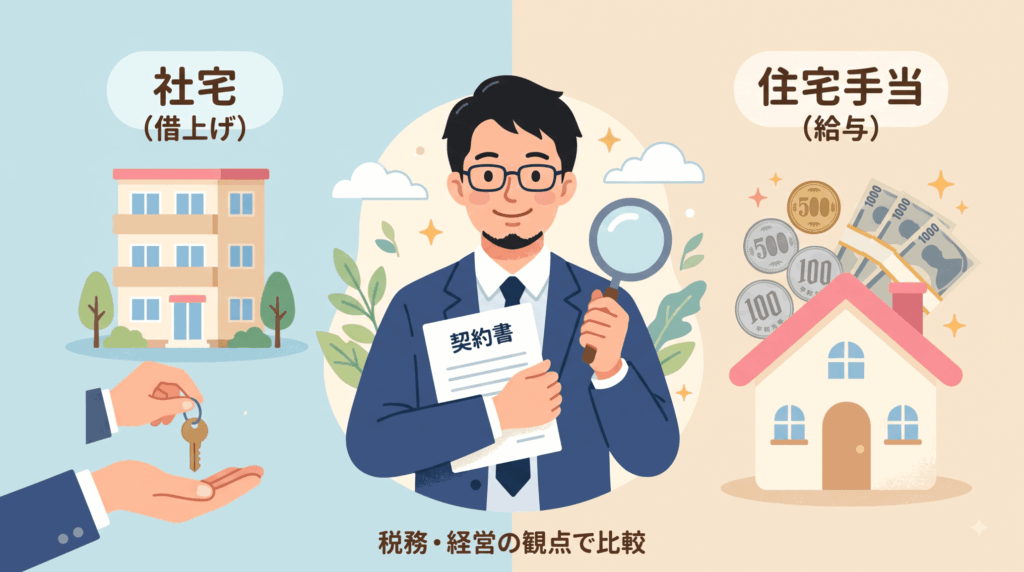 従業員の家賃を会社が半分負担したら非課税になる？「住宅手当」と「社宅」の税金の違いをやさしく解説