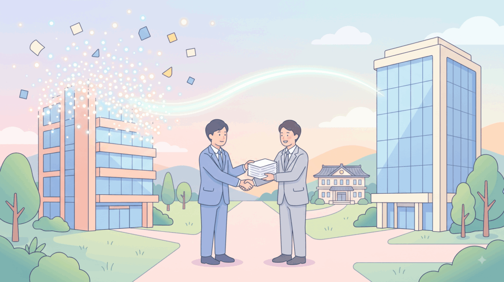 会社が合併して消滅したとき、法人税の申告はどこの税務署に出せばいい？